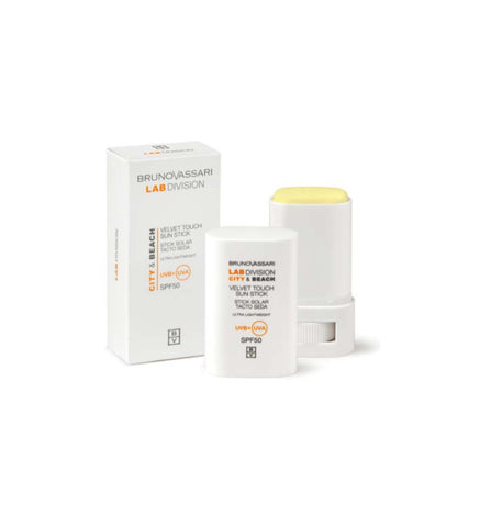 City & Beach. Tocco di velluto Sun Stick SPF50 - Bruno Vassari