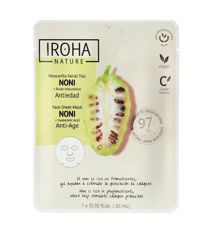 Natural Extracts. Maschera antietà al noni - IROHA NATURE thumbnail