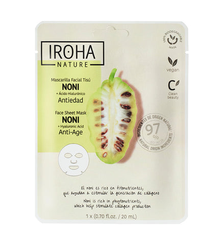 Natural Extracts. Maschera antietà al noni - IROHA NATURE