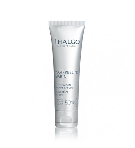 Peeling Marin. Crème-Écran Solaire SPF50+ - THALGO